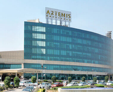 Best CyberKnife treatment hospitals in India- Artemis hospital.