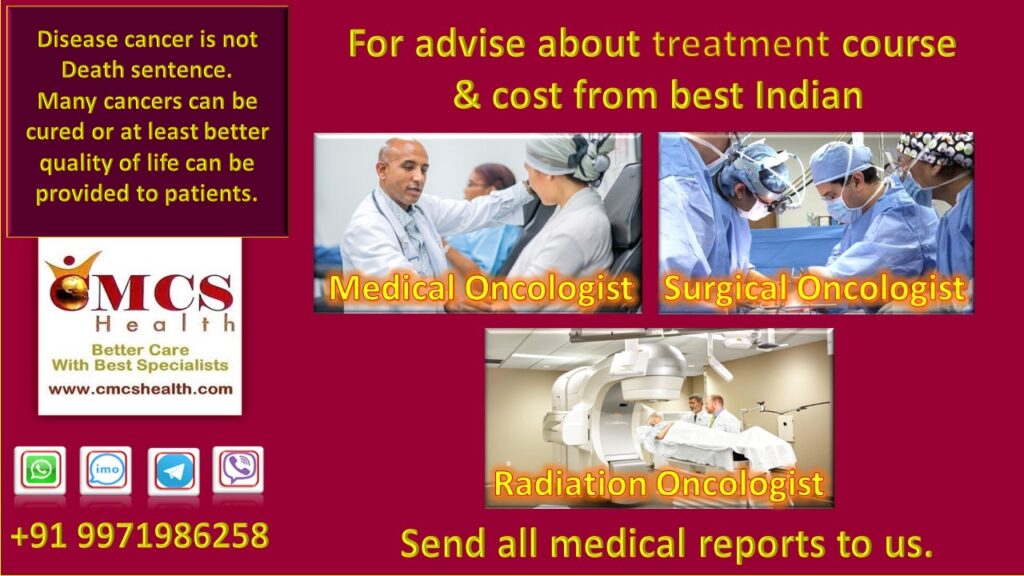 Cancer treatment in India with best cancer treatment specialists.
