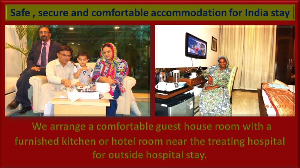 Safe , secure and comfortable stay place in India.