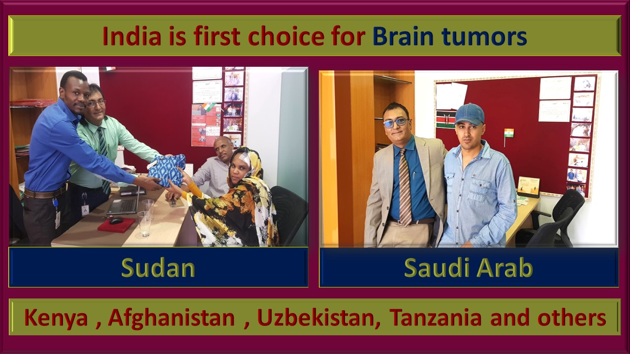 Brain tumor and brain surgery in India.