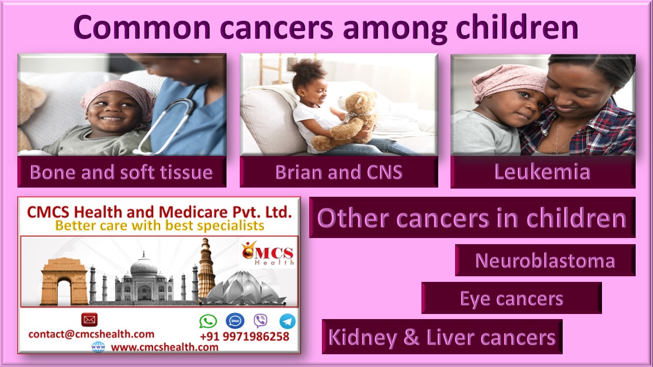 Common cancers among children.